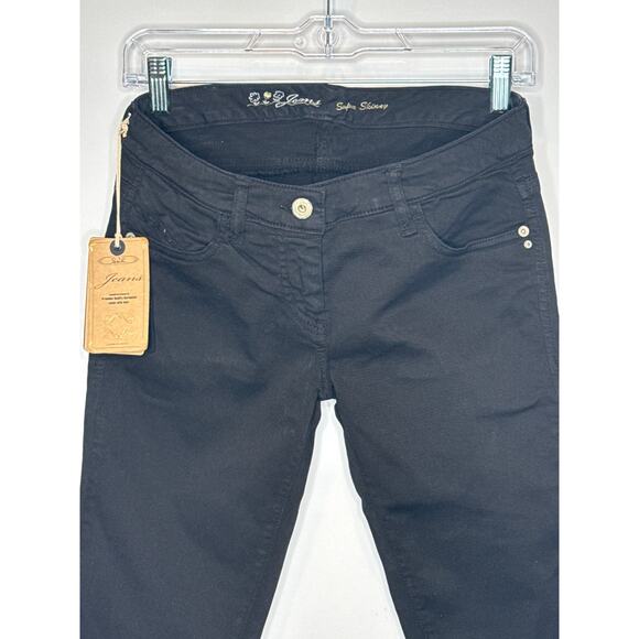 NWT Patrizia Pepe Black Super Skinny Jeans Size 27 Italy - Picture 4 of 14